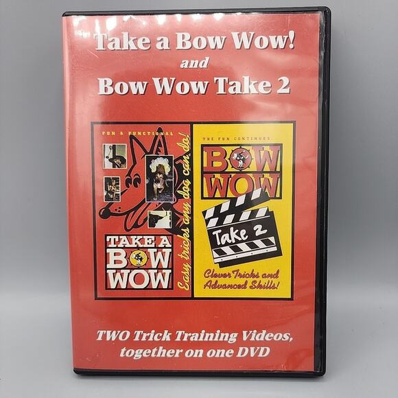 Take A Bow Wow! And Bow Wow Take 2 - DVD - Dog Trick Training Canine - Picture 1 of 8